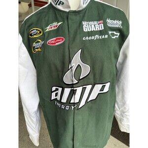NASCAR Dale Jr. 88 Chase Authentic Jacket National Guard Amp Energy Green 2xl